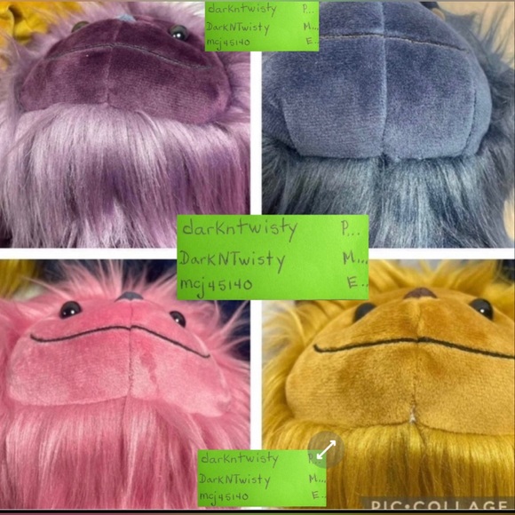BNWT Jellycat Monster Set of 5 Cosmos, Jinx, Gibbles, Luda, Zeke! GET THEM ALL! - Picture 12 of 14